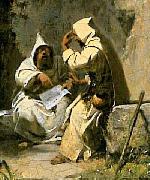 Carl Spitzweg, Disputierende Monche